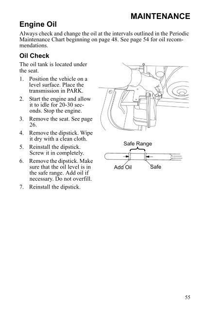 maintenance - Polaris