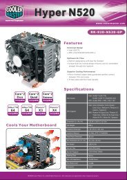 Hyper N520 Product Sheet 2008...pdf - Cooler Master