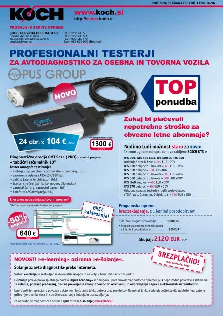 Katalog Servisne Opreme Koch