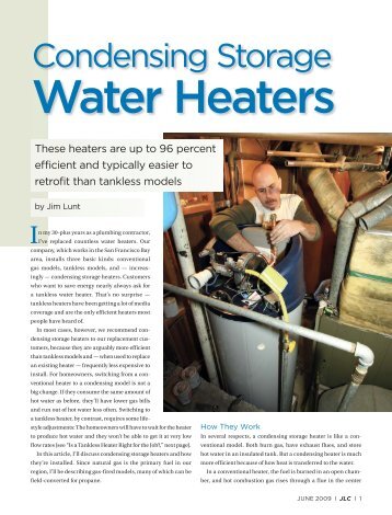 Condensing Storage Water Heaters - Heat Transfer Products, Inc