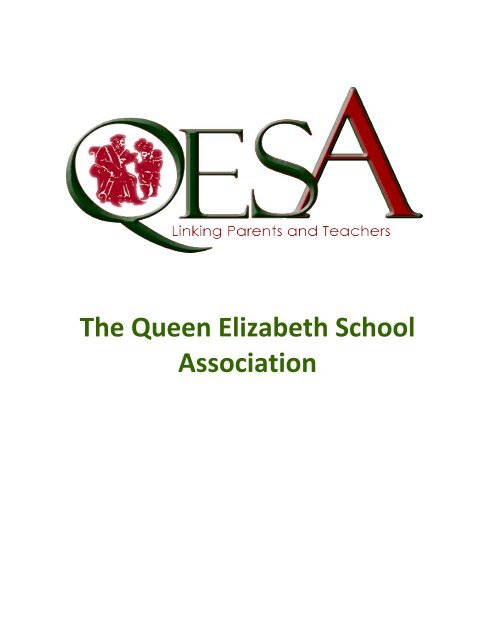 QESA Booklet - Queen Elizabeth School