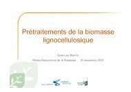 PrÃ©traitements de la biomasse lignocellulosique - ValBiom