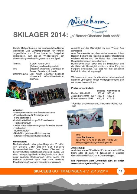 Skiclub-Heft 2013-2014 - Skiclub Gottmadingen eV