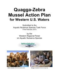 Quagga-Zebra Mussel Action Plan - Aquatic Nuisance Species Task ...
