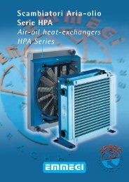 Technical Data - Emmegi Heat Exchangers