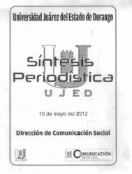 10 de mayo del 2012 - ujed comunicacion