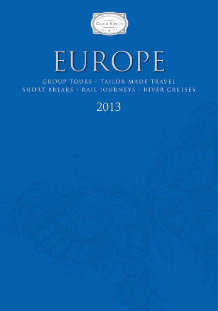 Cox & Kings Europe 2013 Brochure - Travel Club Elite