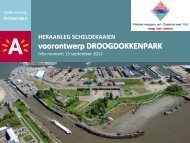 voorontwerp DROOGDOKKENPARK - Onze Kaaien