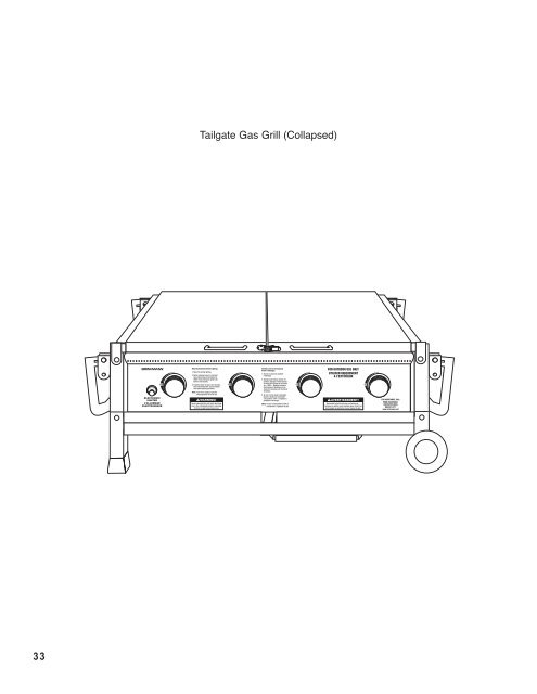 Tailgate Gas Grill Barbecue au gaz pour festin - Brinkmann