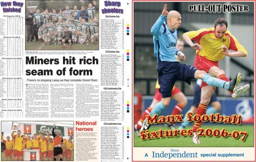 Manx Football fixture front & back page pair.qxd - Isle of Man Today