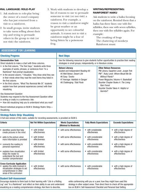 Teacher's Resource - Nelson Education