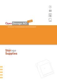 Storage Supplies - OpenStorage AG