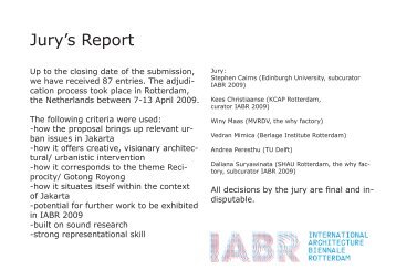 Jury's Report