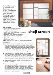 How to make a Shoji screen - Home-Dzine