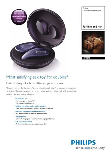 HF8400/00 Philips Dual Sensual Massagers