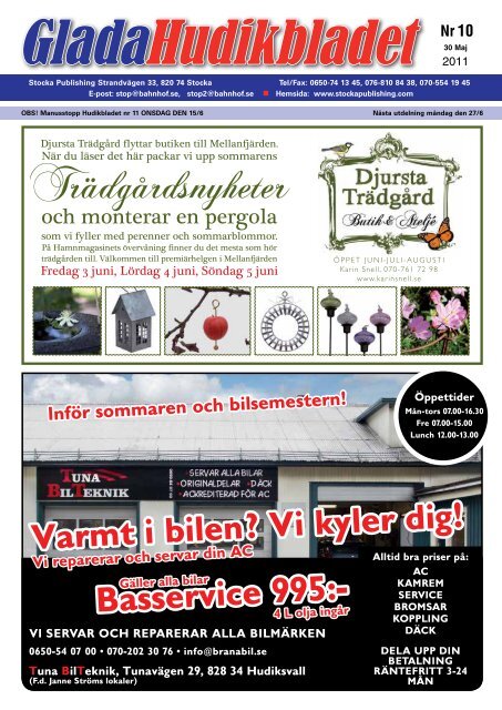 Trädgardsnyheter - Stocka Publishing