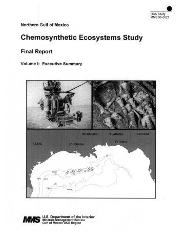 CHEMO Vol.1 - Department of Invertebrate Zoology