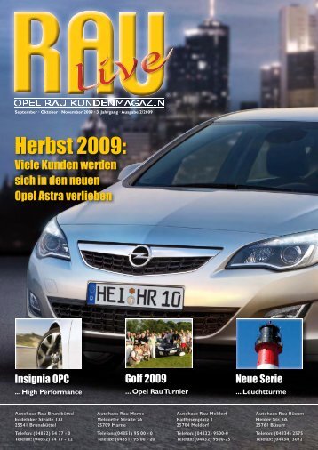 Herbst 2009: - Autohaus Manfred Rau