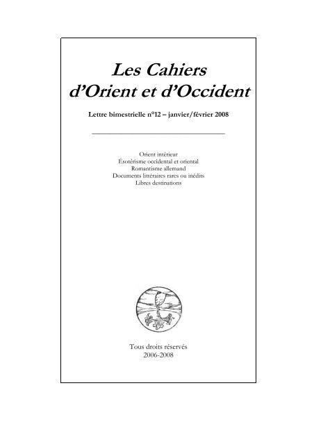 format PDF - Edition.moncelon.com - D'Orient et d'Occident