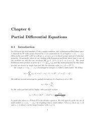 Chapter 6 Partial Differential Equations