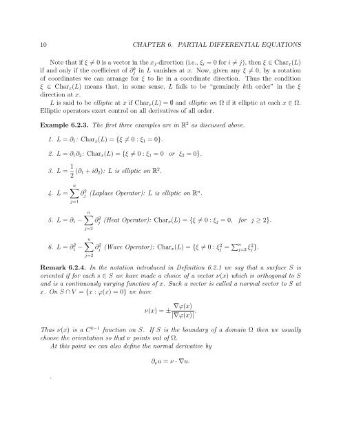 Chapter 6 Partial Differential Equations