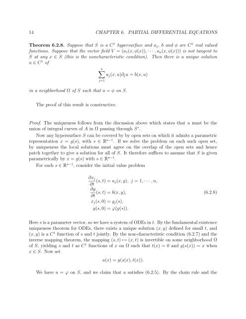 Chapter 6 Partial Differential Equations