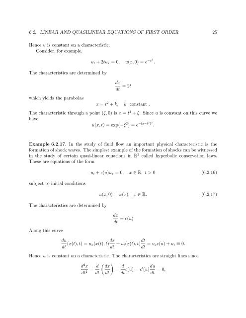 Chapter 6 Partial Differential Equations