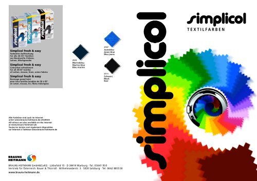 TEXTILFARBEN - Brauns-Heitmann