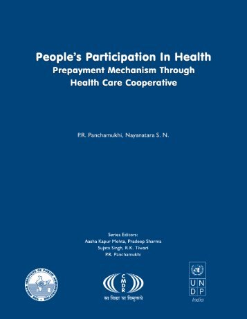 People's Participation in Health - Indian Institute of Public ...