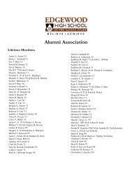 Alumni Association Lifetime Members