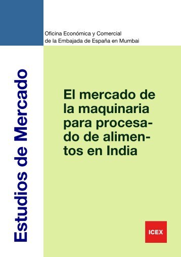 Maquinaria para procesado de alimentos en India - Eurocarne