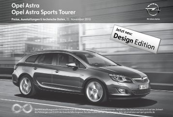 Sonderausstattung - Opel-Infos.de