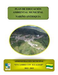 plan de educaciÃ³n ambiental municipal nariÃ±o antioquia