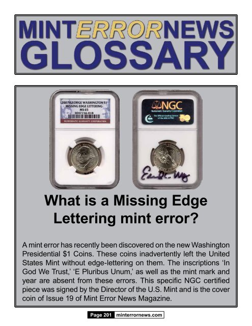 Issue 30 - Mint Error News Magazine