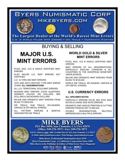 Issue 30 - Mint Error News Magazine