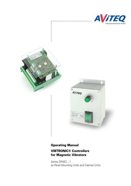 Operating Manual VIBTRONICÂ® Controllers for Magnetic Vibrators
