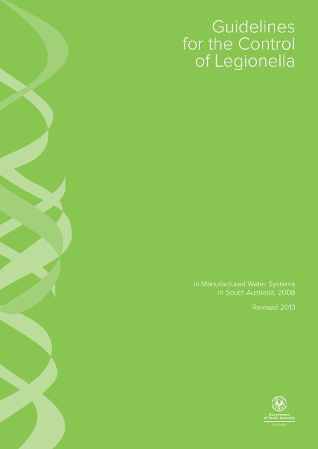 Guidelines for the Control of Legionella in Manufactured Water ...