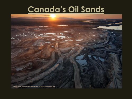 Canada's Oil Sands - Greening Hohenheim