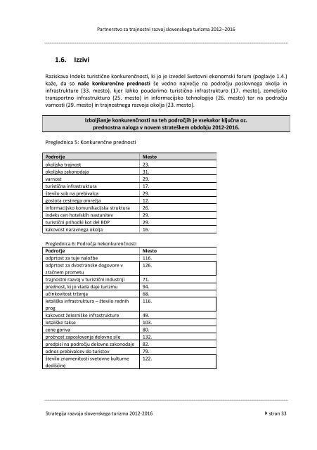 Strategija razvoja slovenskega turizma 2012-2016 - Ministrstvo za ...