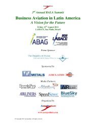Business Aviation in Latin America - ABAG