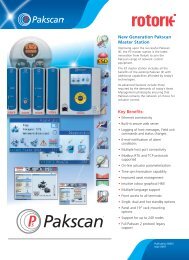 New Generation Pakscan Master Station Key Benefits: