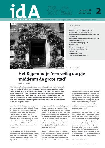 Het Rijpenhofje - Verenigde Doopsgezinde Gemeente Amsterdam