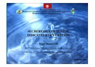 SECHERESSES EN TUNISIE INDICATEURS ET GESTION - emwis