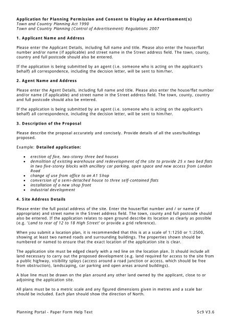 Application For Planning Permission And Consent Planning Portal Application For Planning Permission And Consent Planning Portal
