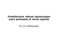 Prostatectomie radicale et hernie - Service d'Urologie CHU Henri ...