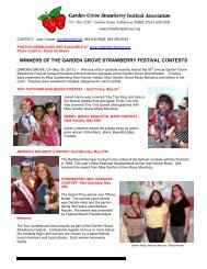2012 Strawberry Fest Parade Application Cottage Grove
