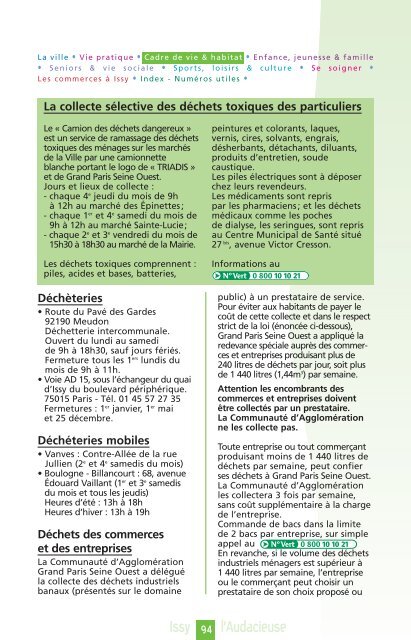 Guide pratique - Issy-les-Moulineaux