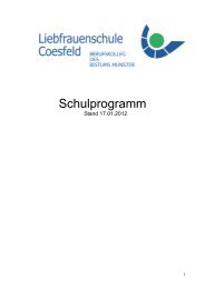 Schulprogramm der Liebfrauenschule Coesfeld