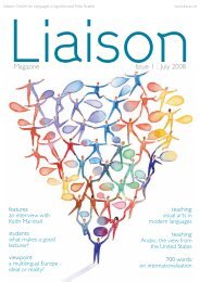 Liaison Magazine - LLAS Centre for Languages, Linguistics and ...