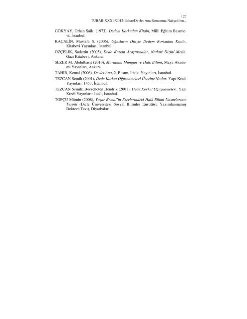 journal of turkology research tubar volume_31